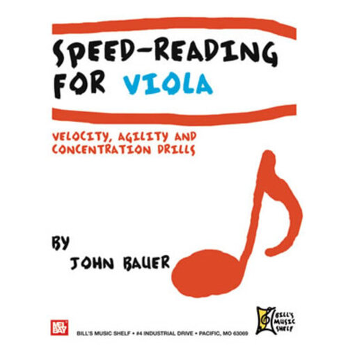 Speed Reading For Viola: Book