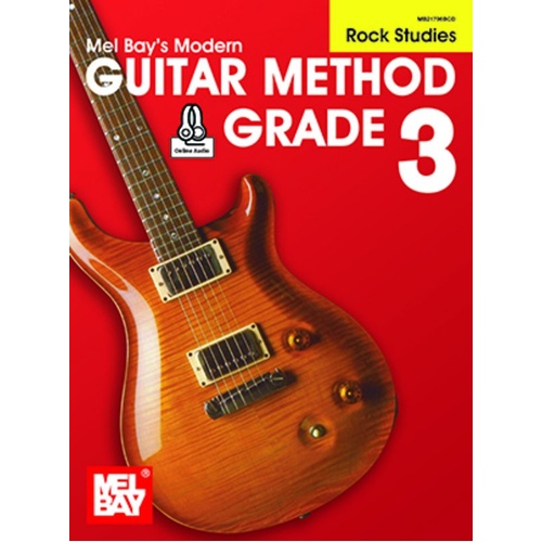 Modern Guitar Method Grade 3 Rock Studies Book with CD
