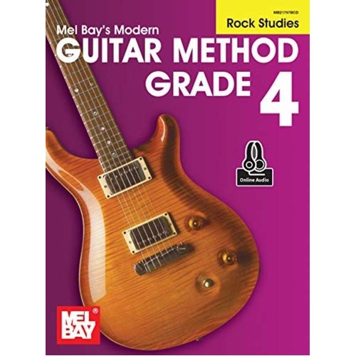 Modern Guitar Method Grade 4 Rock Studies Book with CD