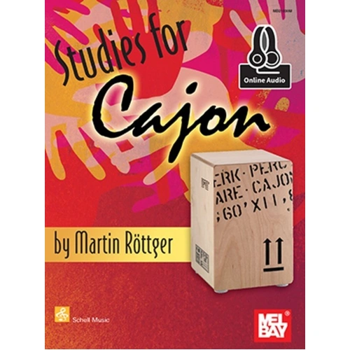 Studies for Cajon Book with Online Audio Access