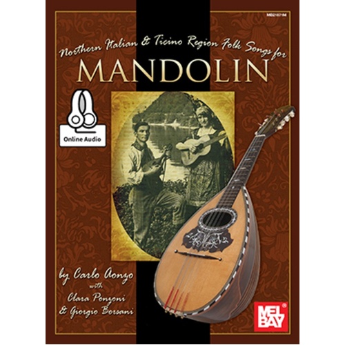 Northern Italian Folk Songs For Mandolin Book/CD Book