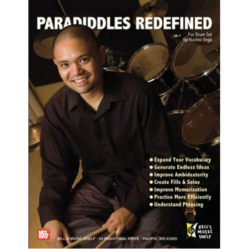 Paradiddles Redefined For Drum Set (Softcover Book)