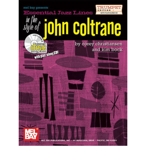 Essential Jazz Lines In The Style Of John Coltrane (Softcover Book/CD)