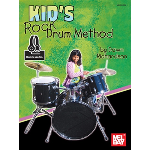Kid's Rock Drum Method Book/Oa (Softcover Book/Online Audio) Book