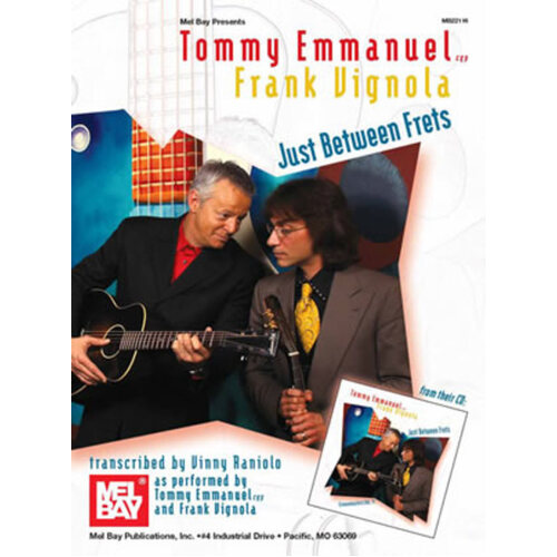 Tommy Emmanuel/Frank Vignonline Audio Just Between Frets (Softcover Book)
