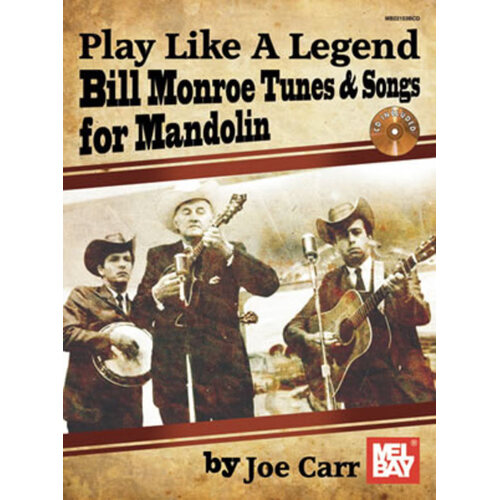 Play Like A Legend Tunes,Songs For Mandolin Book/CD Book