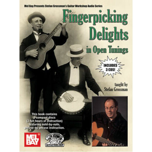 Fingerpicking Delights Open Tuning Book/3Cd