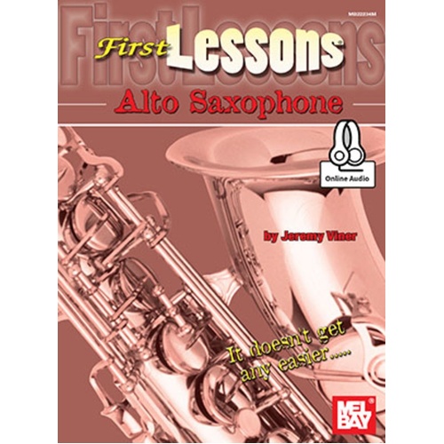 First Lessons Alto Saxophone Book/Oa (Softcover Book/Online Audio) Book
