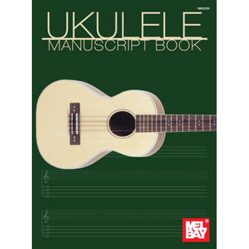 Uke Manuscript Book 32 Pages (Notation & Tab)