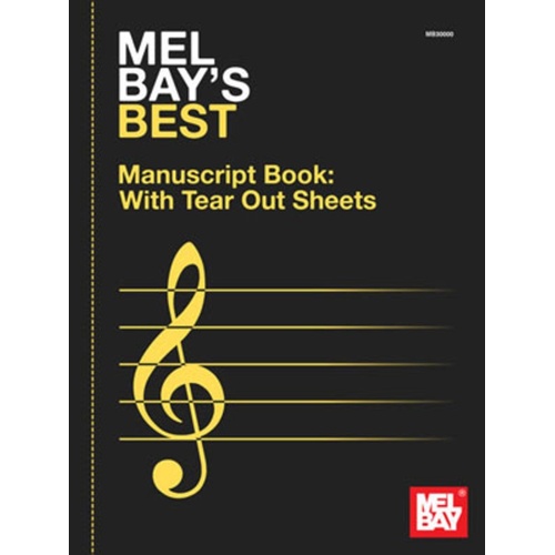 Mel Bays Best Manuscript Book 12 Stave 