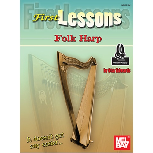 First Lessons Folk Harp Book/Oa (Softcover Book/Online Audio) Book
