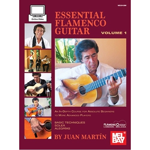 Juan Martin - Essential Flamenco Guitar Vol 1 Book with Online Video Access