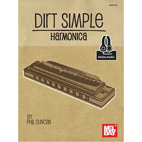 Dirt Simple Harmonica Book with Audio Access