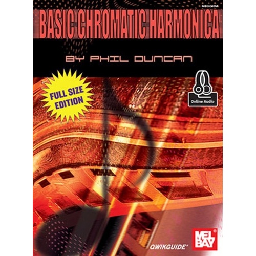 Basic Chromatic Harmonica Book with Online Audio