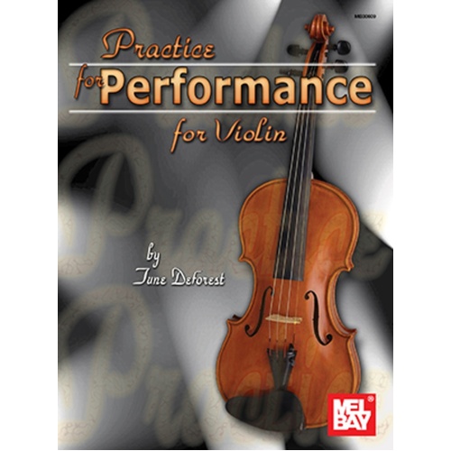 Practice For Performance For Violin (Softcover Book)