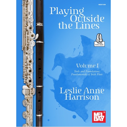 Playing Outside The Lines Vol 1 Irish Flute Book/Online Audio