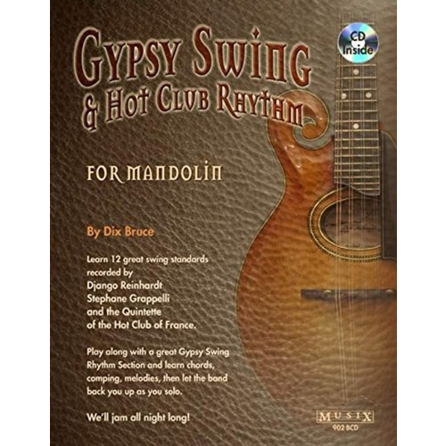 Gypsy Swing And Hot Club Rhythm For Mandolin Softcover Book/CD