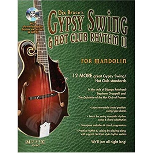 Gypsy Swing And Hot Club Rhythm Ii For Mandolin (Softcover Book/CD)