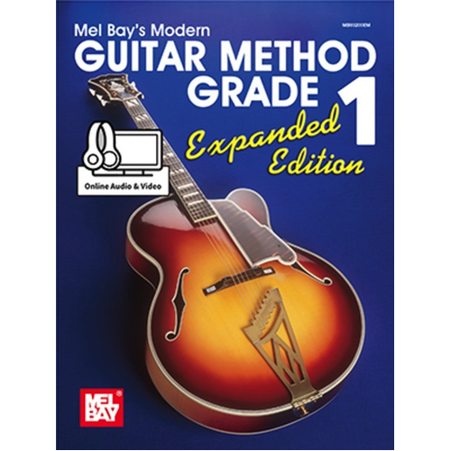 Modern Guitar Method Grade 1, Expanded Edition with Online Audio & Video - Mel Bay 93200EM