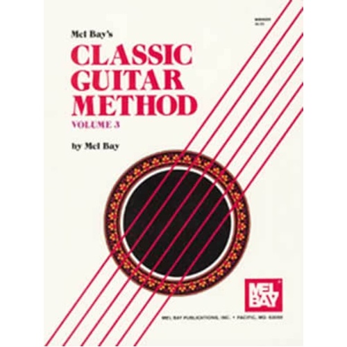 Classic Guitar Method Volume 3 Book with Online Audio