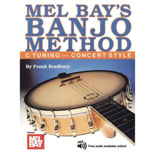 Banjo Method by Frank Bradbury - Comprehensive Guide for 5-String Banjo with C-Tuning, Music Theory, and Technique, 128 Pages