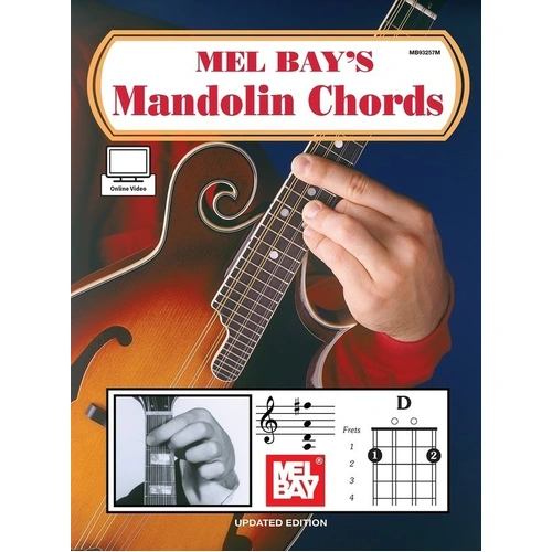 Mandolin Chords Book with Online Video Access by Mel Bay