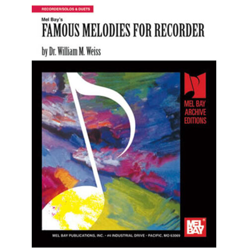 Famous Melodies For Recorder (Softcover Book)