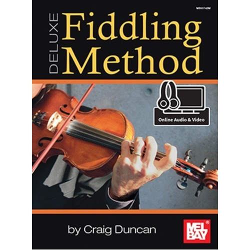 Deluxe Fiddling Method Book and CD for Violin by Mel Bay Publications
