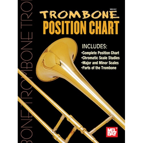 Trombone Position Chart (Chart Only) Book