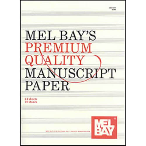 Premium Quality Script Paper Ten-Stave Quire (24)