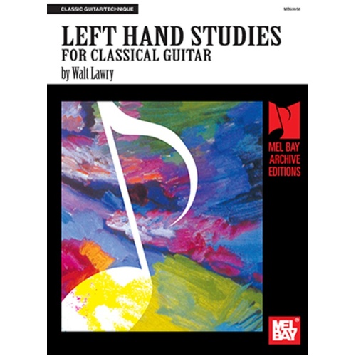 Left Hand Studies For Classical Guitar (Softcover Book)