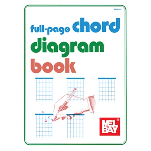 Full Page Chord Diagram Book (Softcover Book)