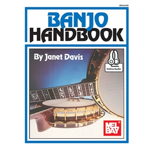Banjo Handbook by Mel Bay Publications - 80 Pages, 5-String Banjo Reference Manual with Online Audio Access