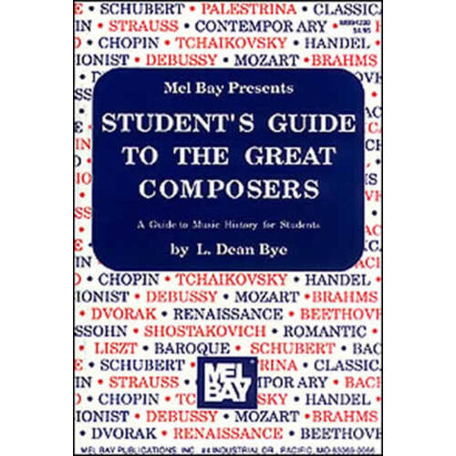 Student's Guide To The Great Composers (Softcover Book)