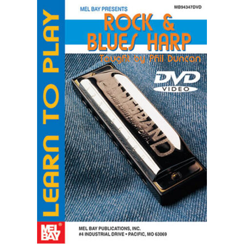 Learn To Play Rock And Blues Harp DVD (DVD Only)