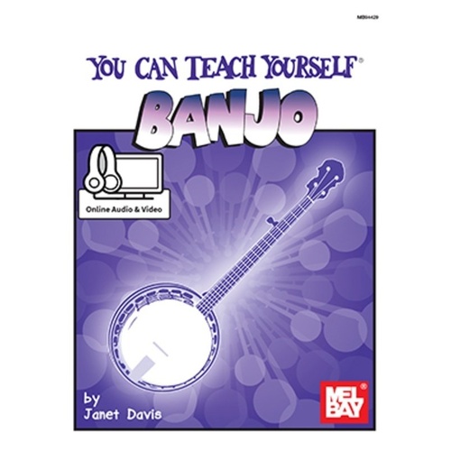 You Can Teach Yourself Banjo Book by Janet Davis with Online Audio and Video Access