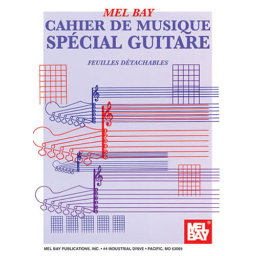 Rock Guitar Manuscript Book French Edit