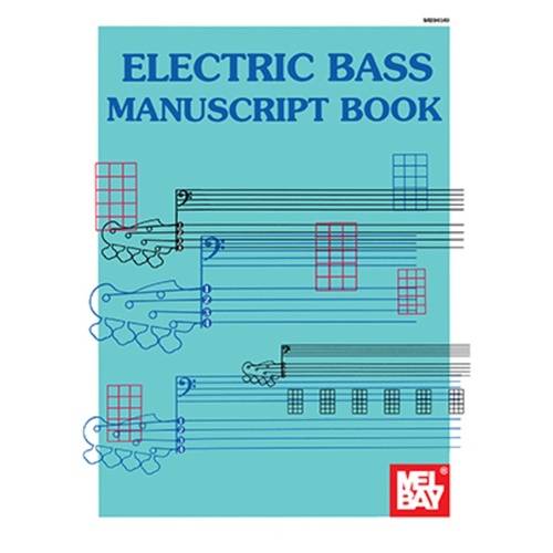 Electric Bass Manuscript TAB And Notation 32 Pages (Softcover Book)