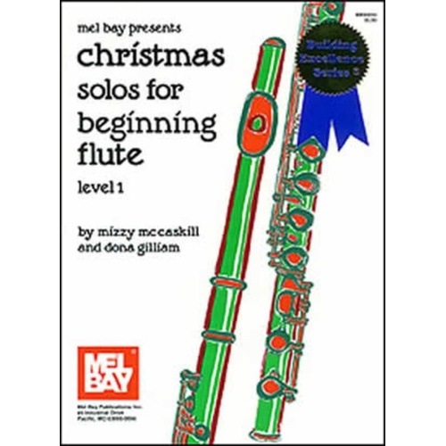 Christmas Solos for Beginning Flute Book/CD by Mel Bay Publications