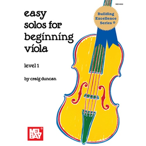 Easy Solos For Beginning Viola (Softcover Book)