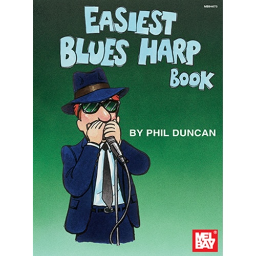 Easiest Blues Harp Book (Softcover Book)