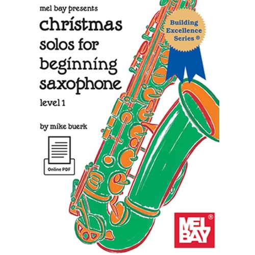 Christmas Solos For Beginning Saxophone Book