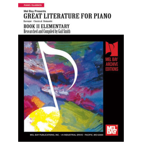 Great Literature For Piano Book 2 Elementary (Softcover Book)