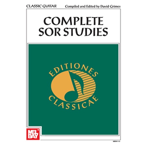 Complete Sor Studies For Guitar (Softcover Book)