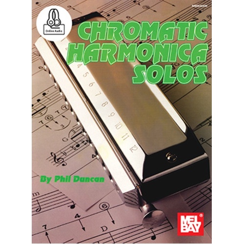 Chromatic Harmonica Solos Book/Oa (Softcover Book/Online Audio) Book