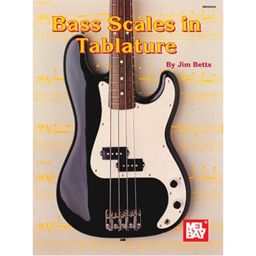 Bass Scales In TABlature (Softcover Book)