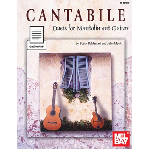 Cantabile Duets For Mandolin And Guitar Book
