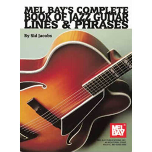 Complete Book Of Jazz Guitar Lines And Phrases Book/CD Book
