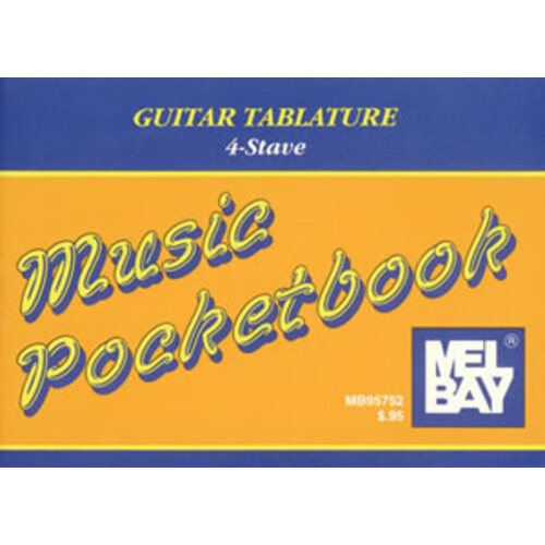 Guitar TABlature Pocketbook 4 Stave (Softcover Book)