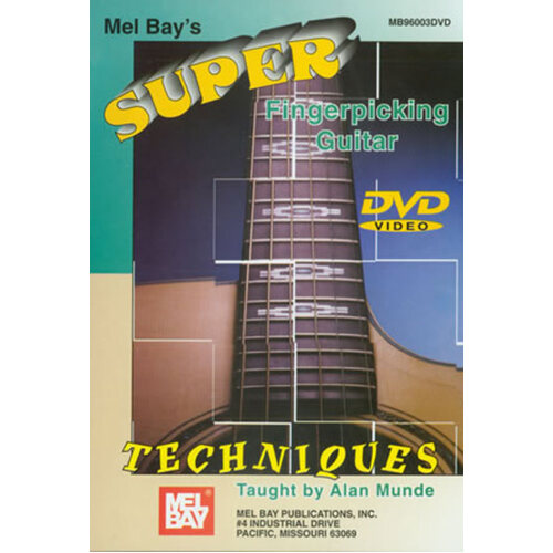 Super Fingerstyle Guitar Techniques DVD Book